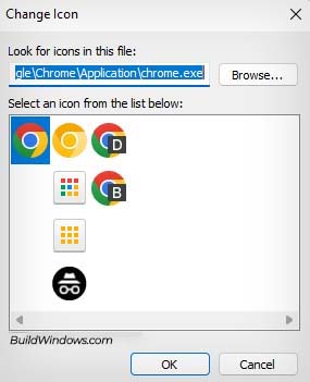 choose custom app icon